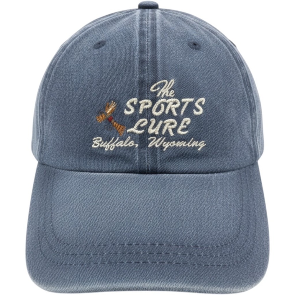 Ouray Cotton Hat OS Blue The Sports Lure Buffalo Wyoming 8066 NV